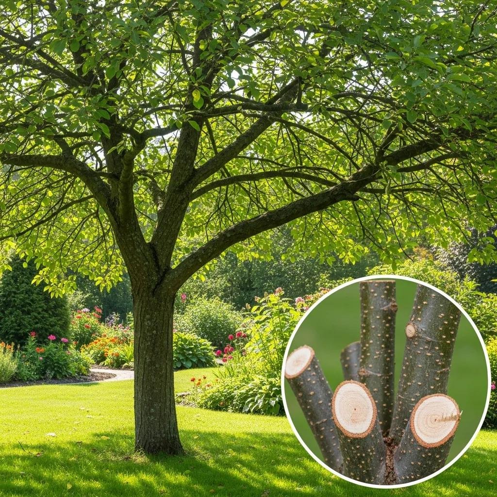 Healthy tree with vibrant leaves and pruned branches illustrating the benefits of tree pruning